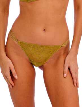 Wacoal Natsuki Lace Tanga Brief Antique Gold
