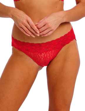 Wacoal Halo Lace Brief Equestrian Red