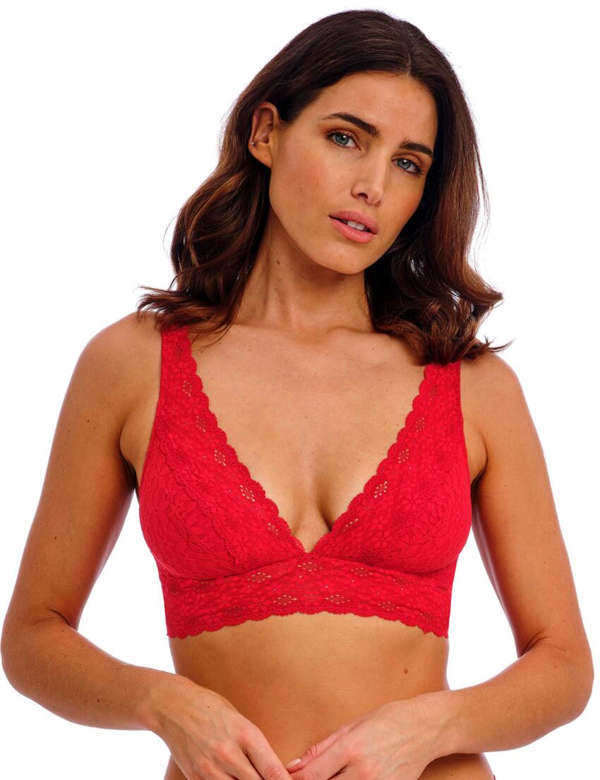 Wacoal Halo Lace Soft Cup Bra Equestrian Red