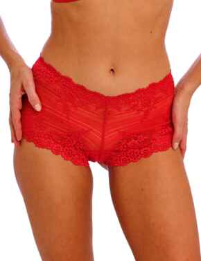 Wacoal Embrace Lace Boy Short Equestrian Red