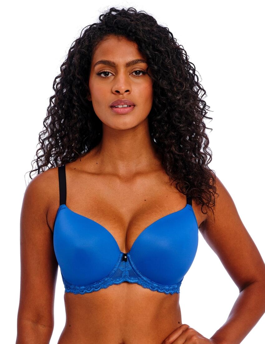Freya Offbeat Moulded Demi T-Shirt Bra Dazzling Blue