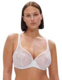 Simone Perele Wish Plunge Bra Cristal White