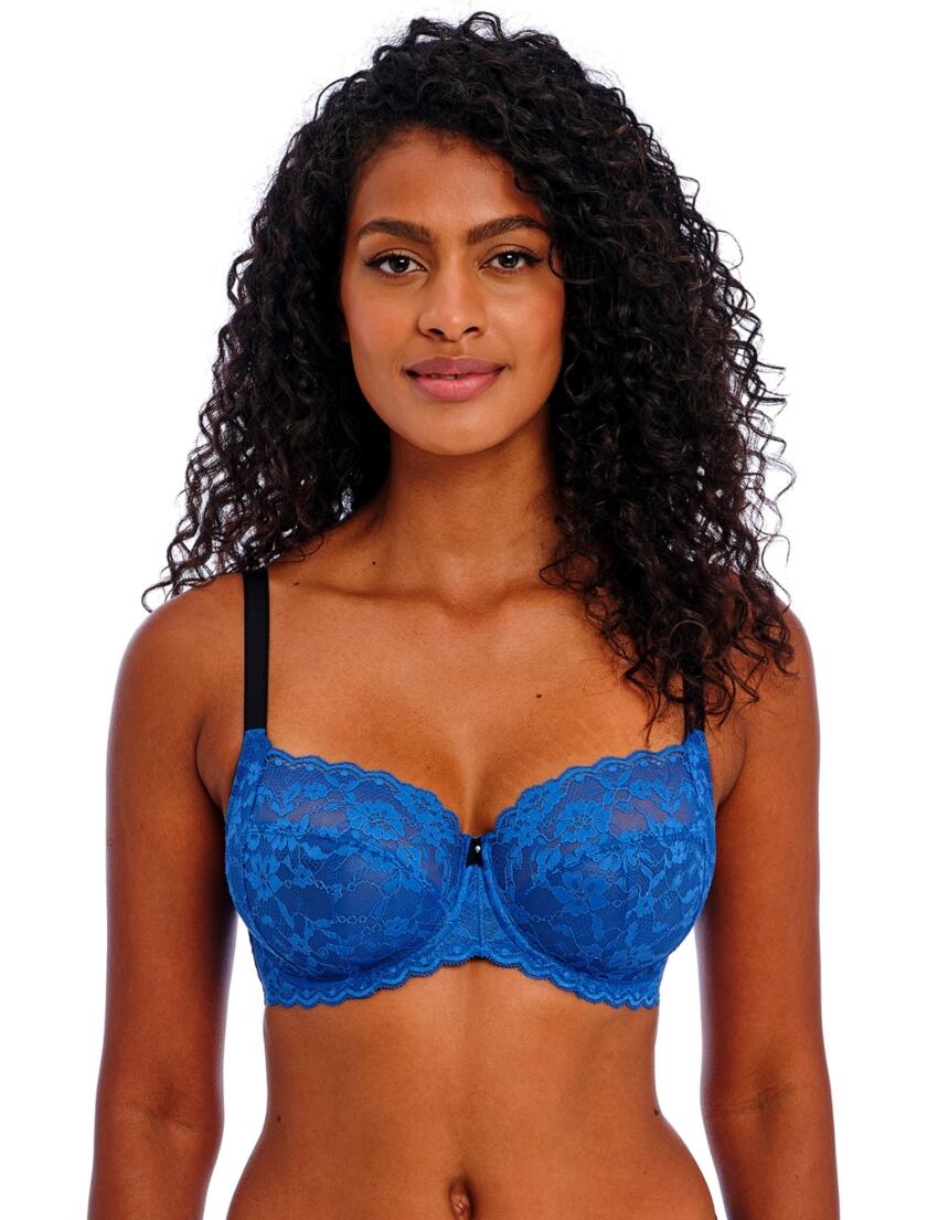 Freya Offbeat Side Support Bra Dazzling Blue