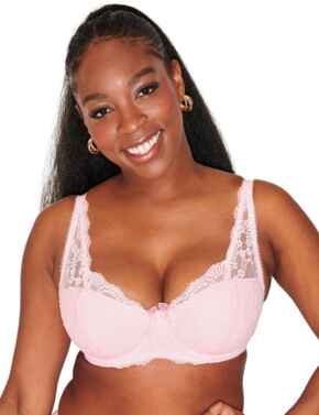 Pour Moi Flora Lightly Padded Underwired Bra Soft Pink