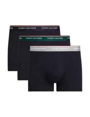 Tommy Hilfiger Men Trunk 3 Pack Hunter/ Grey Heather/ Desert Sky