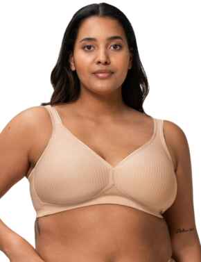 Triumph Modern Soft + Cotton Non-Wired Bra Neutral Beige