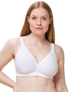 Triumph Modern Soft + Cotton Non-Wired Bra White