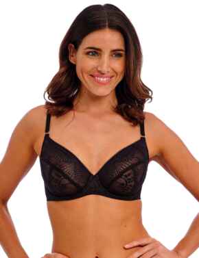 Wacoal Sensu Lace Underwired Bra Black