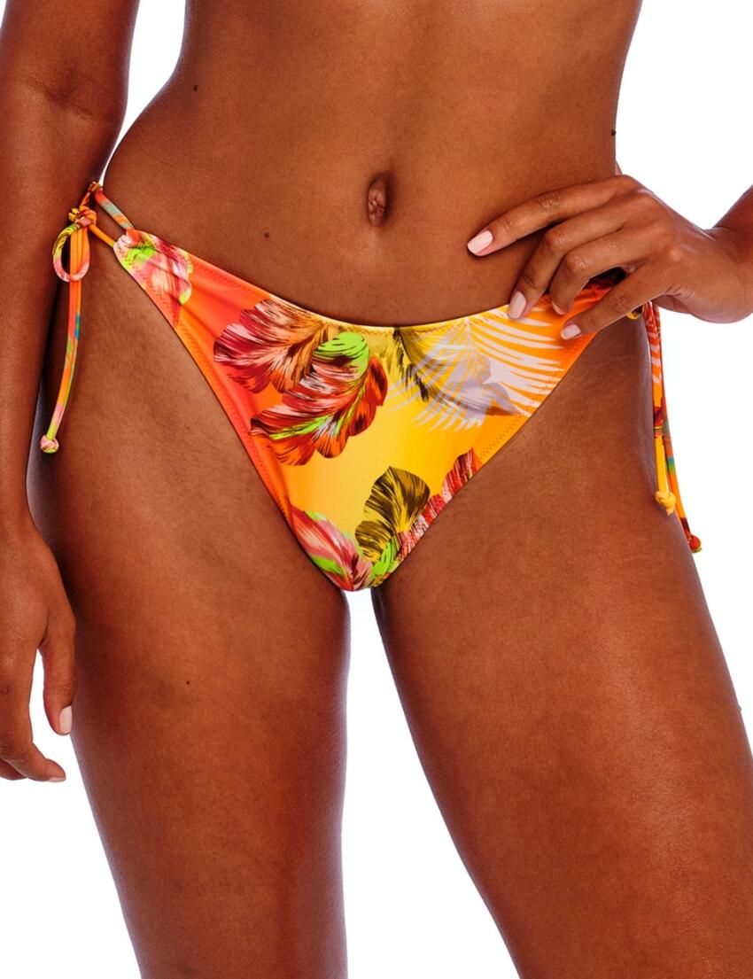 Freya Miami Sunset High Leg Bikini Brief Papaya