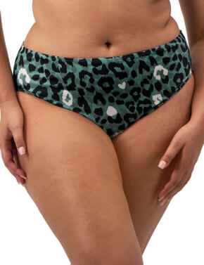 Elomi Jungle Bay Mid Rise Bikini Brief Olive