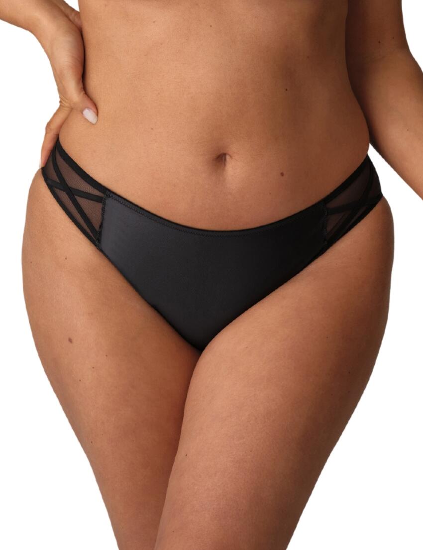 Prima Donna Twist Zipolite Rio Brief Black