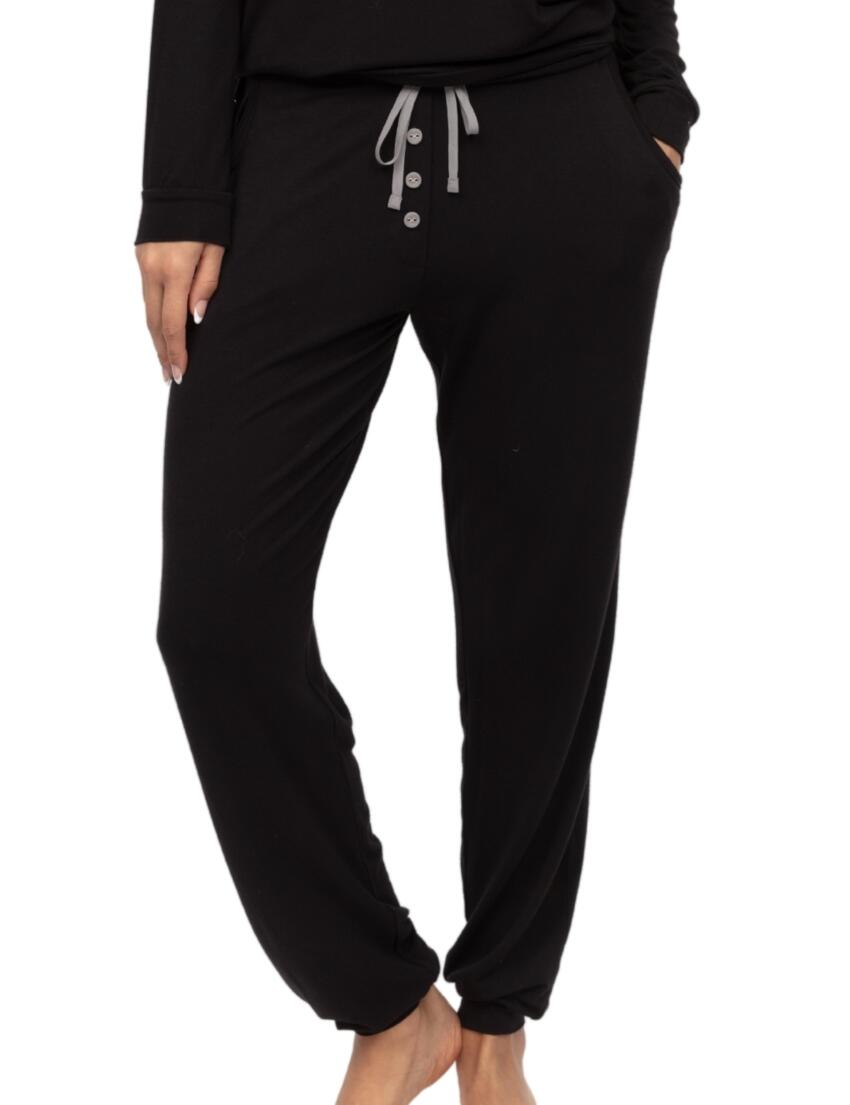 Cyberjammies Parker Jersey Pyjama Bottoms Black