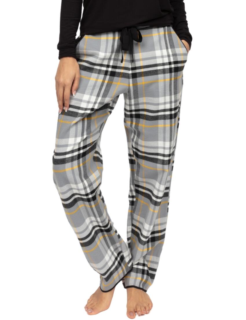 Cyberjammies Parker Brushed Check Pyjama Bottoms Grey Mix