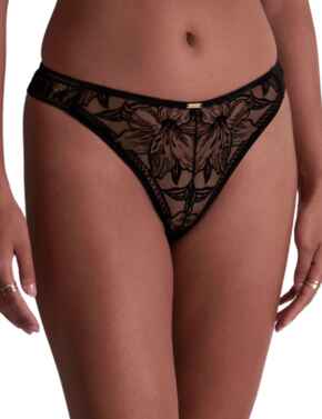 Aubade Coeur A Corps Tanga Brief Noir 