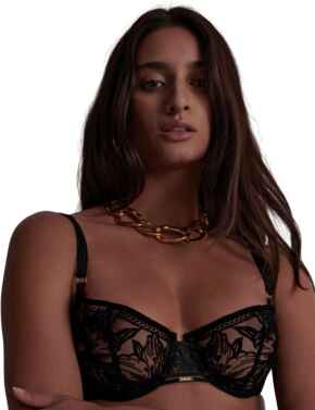 Aubade Coeur A Corps Half Cup Bra Noir 