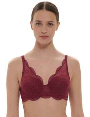 Simone Perele Karma Moulded Spacer Bra Spinel Red