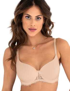 Pour Moi Fleur Balconette Bra Almond