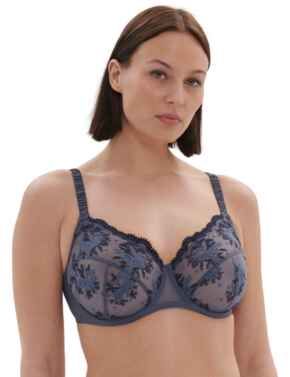 Simone Perele Intrigue Full Cup Support Bra Cinder Blue