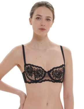 Simone Perele Intrigue Half Cup Bra Black
