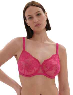 Simone Perele Intrigue Full Cup Support Bra Disco Pink