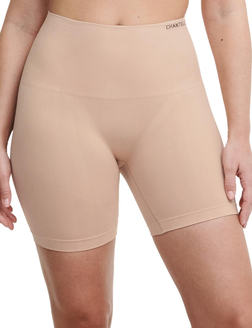 Chantelle Smooth Comfort Shapewear Biker Shorts Clay Nude