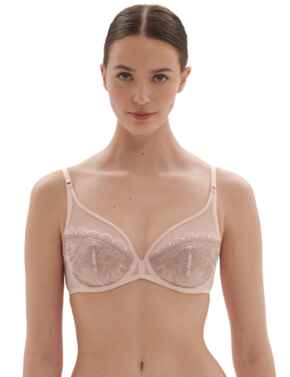 Simone Perele Singuliere Plunge Bra Petal Powder