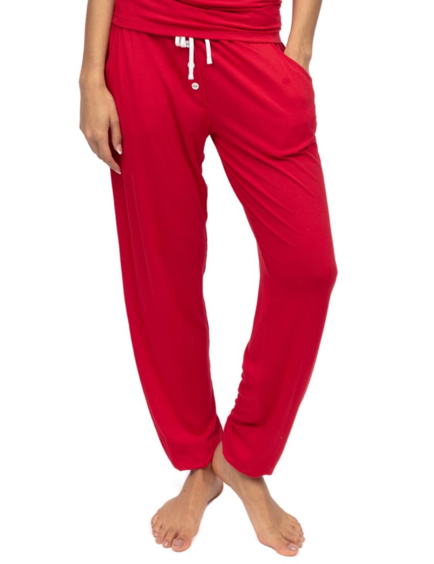 Cyberjammies Montana Jersey Pyjama Bottoms Red