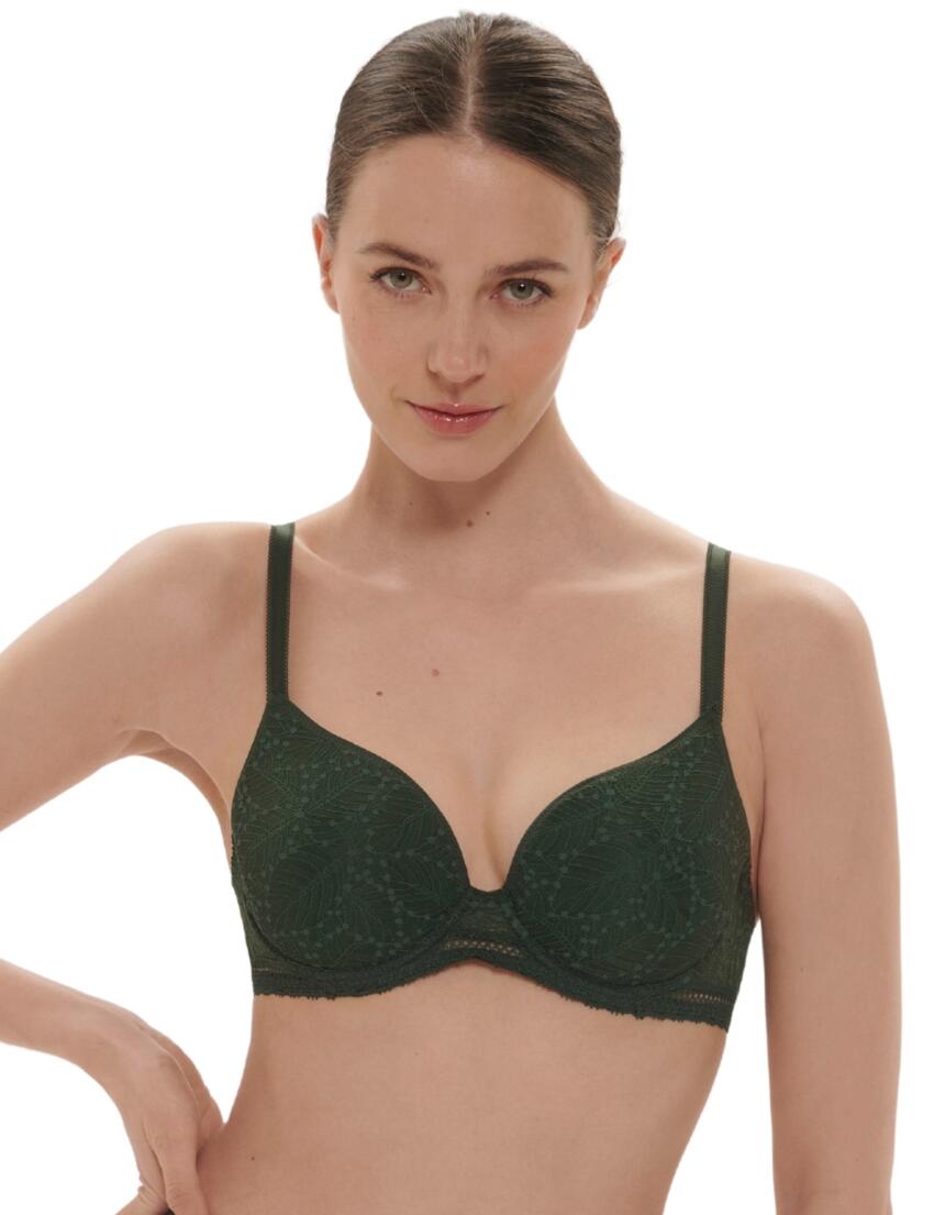 Simone Perele Comete Spacer Plunge Bra Icon Green