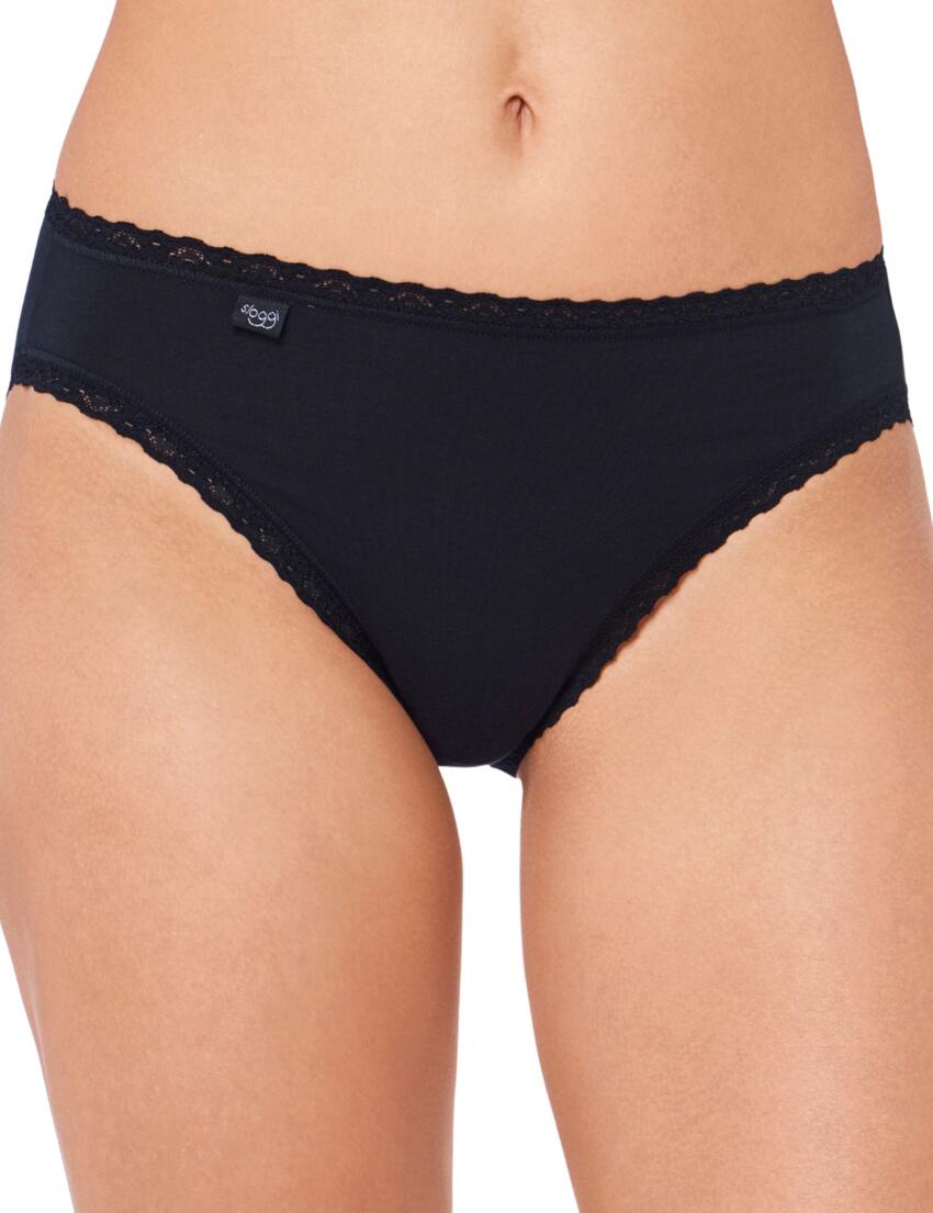 Sloggi 24/7 Cotton Lace Tai Brief Black