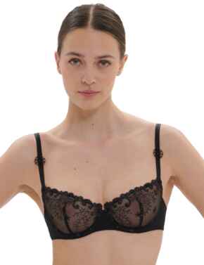 Simone Perele Delice Half Cup Bra Gem Black