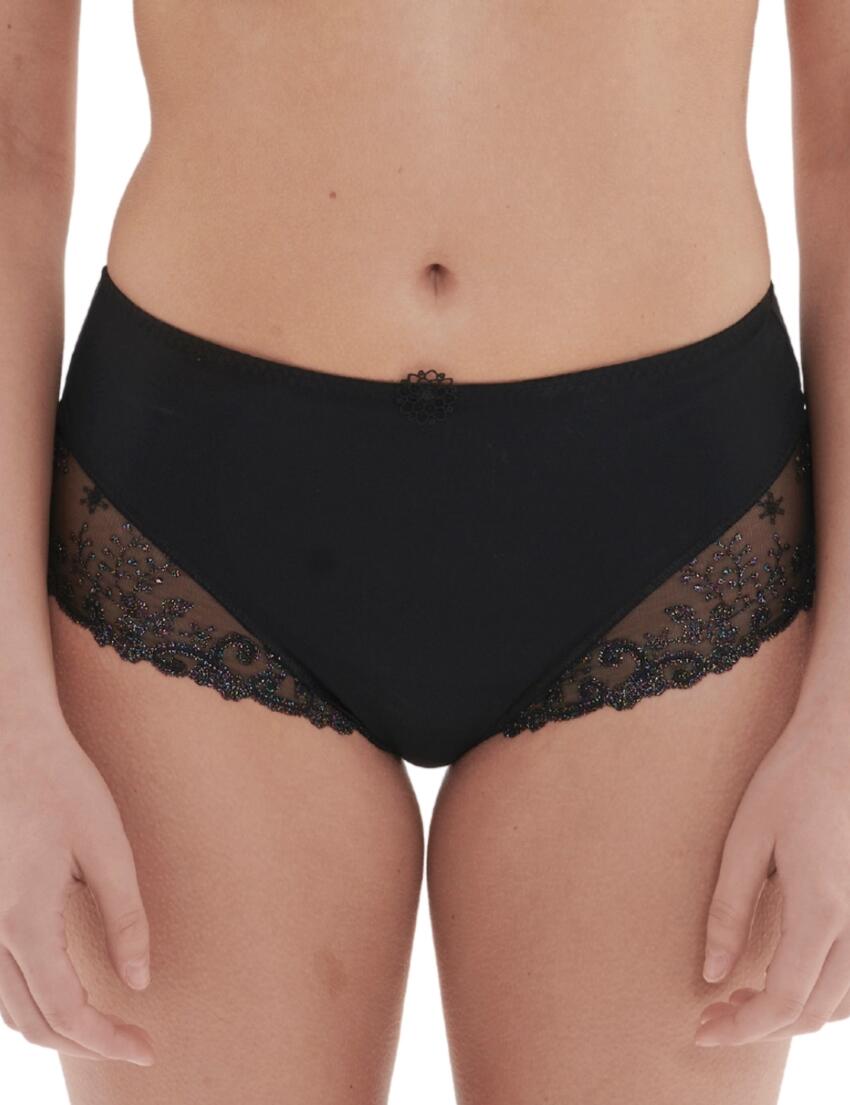Simone Perele Delice High Waist Brief Gem Black