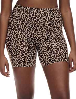 Chantelle Soft Stretch Mid-Thigh Shorts Leopard Print