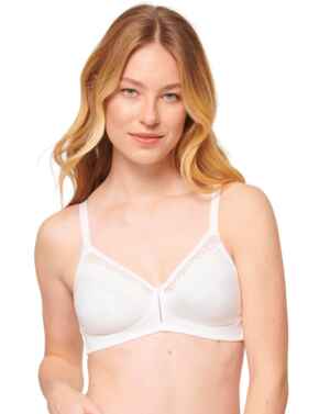 Triumph Cotton Beauty Non-Wired Bra White 