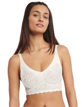 Sloggi Zero Feel Bliss Bralette Silk White 