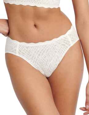 Sloggi Zero Feel Bliss High Leg Brief Silk White 