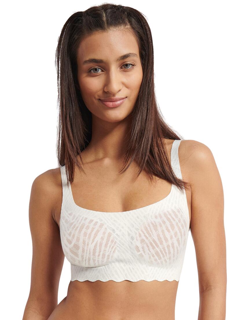 Sloggi Zero Feel Bliss Bralette Top Silk White 