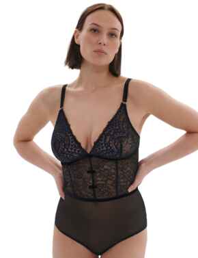Simone Perele Scenario Bodysuit Black