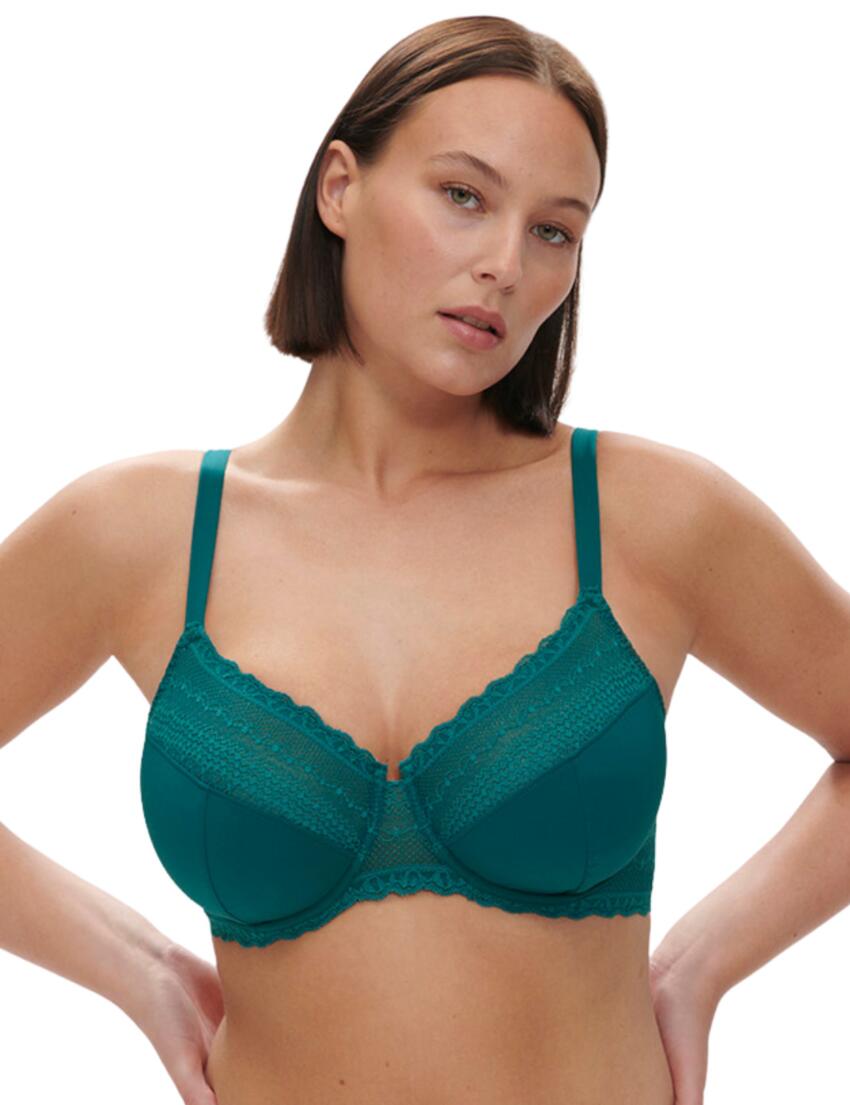 Simone Perele Destinee Full Cup Support Bra Pavo Blue