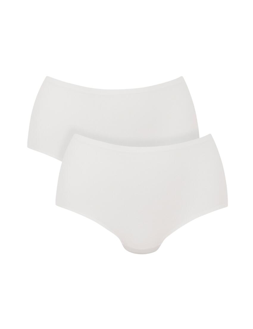 Anita Essential High Waist Briefs 2 Pack White