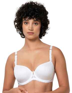 Triumph Azalea Florale Wired Padded Bra White