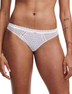 Chantelle Monogram Tanga Brief White