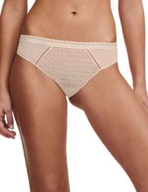 Chantelle Monogram Tanga Brief Golden Beige