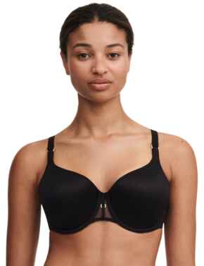 Chantelle Monogram Spacer T-Shirt Bra Black