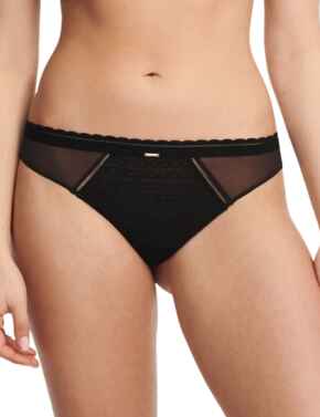 Chantelle Monogram Tanga Brief Black