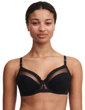 Chantelle Monogram Full Cup Bra Black