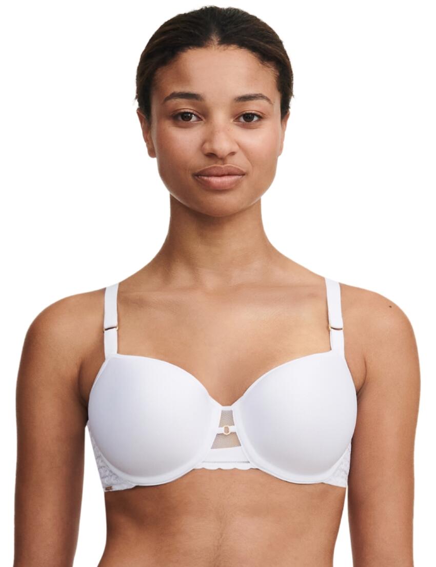 Chantelle Monogram Half Cup T-Shirt Bra White