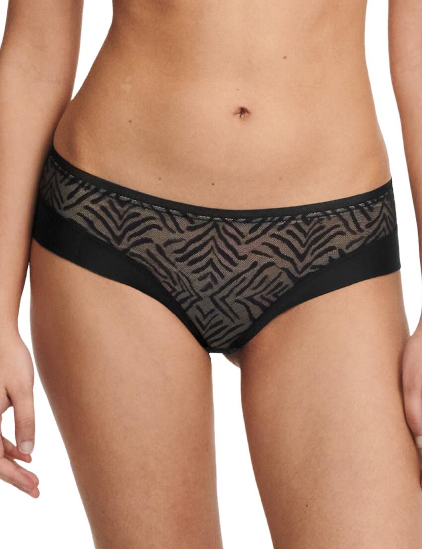 Chantelle Graphic Allure Shorty Brief Black