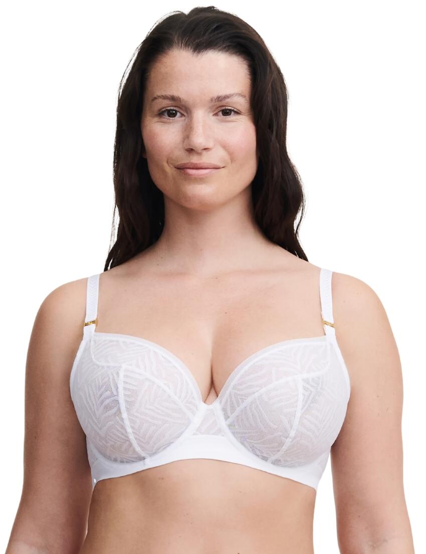 Chantelle Graphic Allure Covering Bra White
