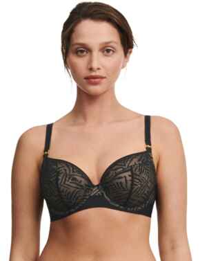 Chantelle Graphic Allure Covering Bra Black