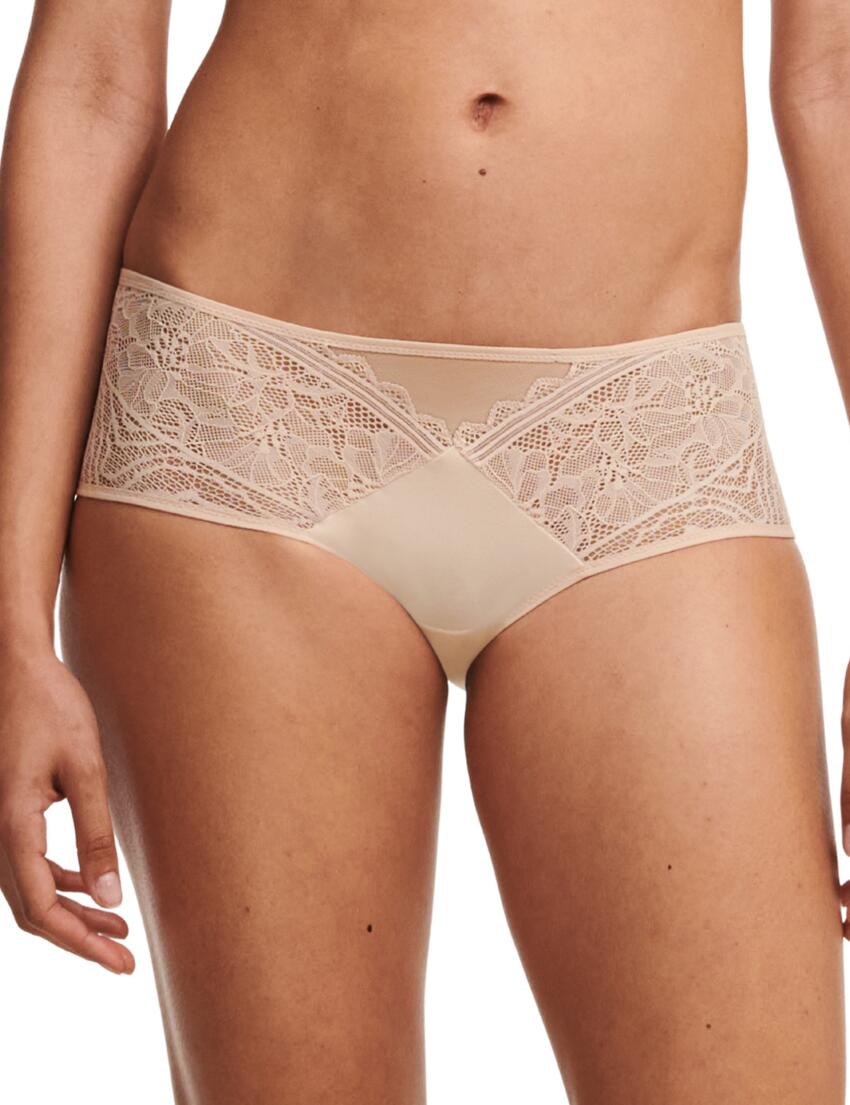Chantelle Floral Touch Shorty Golden Beige